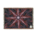 Violet Resonance Woven Blanket
