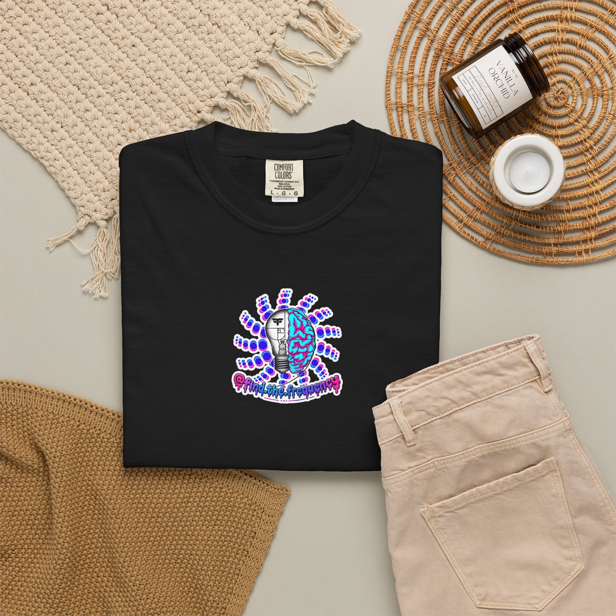 “Be the light” Unisex Garment-Dyed T-shirt